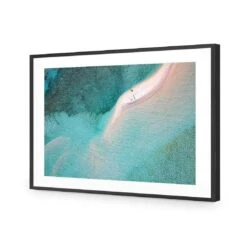 Sand Bask Basking -WALL ART DESGIN SALE sand bask basking acrylic glass with border black frame 45x30cm 844719