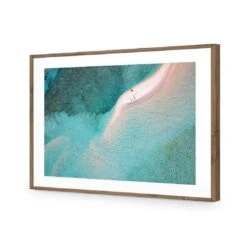 Sand Bask Basking -WALL ART DESGIN SALE sand bask basking acrylic glass with border natural frame 45x30cm 618550