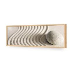 Sand Stone Swirl (Long) 17 Sand Stone Swirl (Long) -WALL ART DESGIN SALE sand stone swirl long acrylic glass no border oak frame 90x30cm 650777