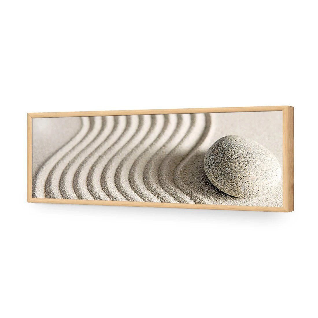Sand Stone Swirl (Long) Sand Stone Swirl (Long) -WALL ART DESGIN SALE sand stone swirl long acrylic glass no border oak frame 90x30cm 650777