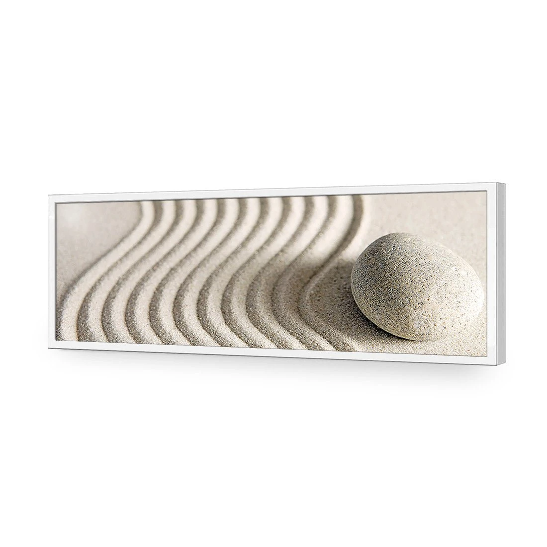 Sand Stone Swirl (Long) Sand Stone Swirl (Long) -WALL ART DESGIN SALE sand stone swirl long acrylic glass no border white frame 90x30cm 402690