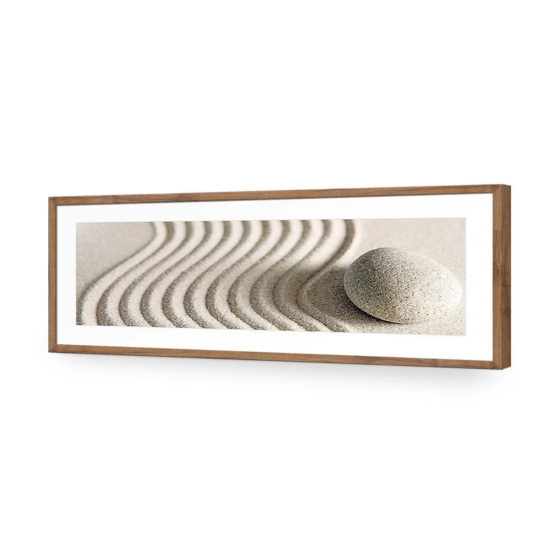Sand Stone Swirl (Long) Sand Stone Swirl (Long) -WALL ART DESGIN SALE sand stone swirl long acrylic glass with border natural frame 90x30cm 387617