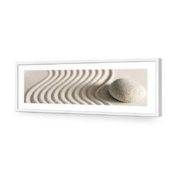Sand Stone Swirl (Long) 11 Sand Stone Swirl (Long) -WALL ART DESGIN SALE sand stone swirl long acrylic glass with border white frame 90x30cm 428101