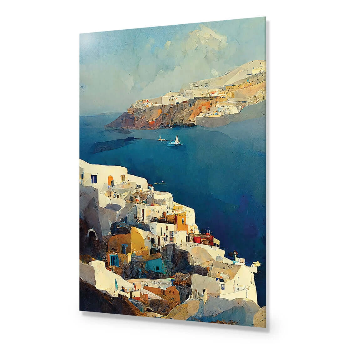 Santorini Coastline Santorini Coastline -WALL ART DESGIN SALE santorini coastline acrylic glass no border no frame 45x30cm 969150
