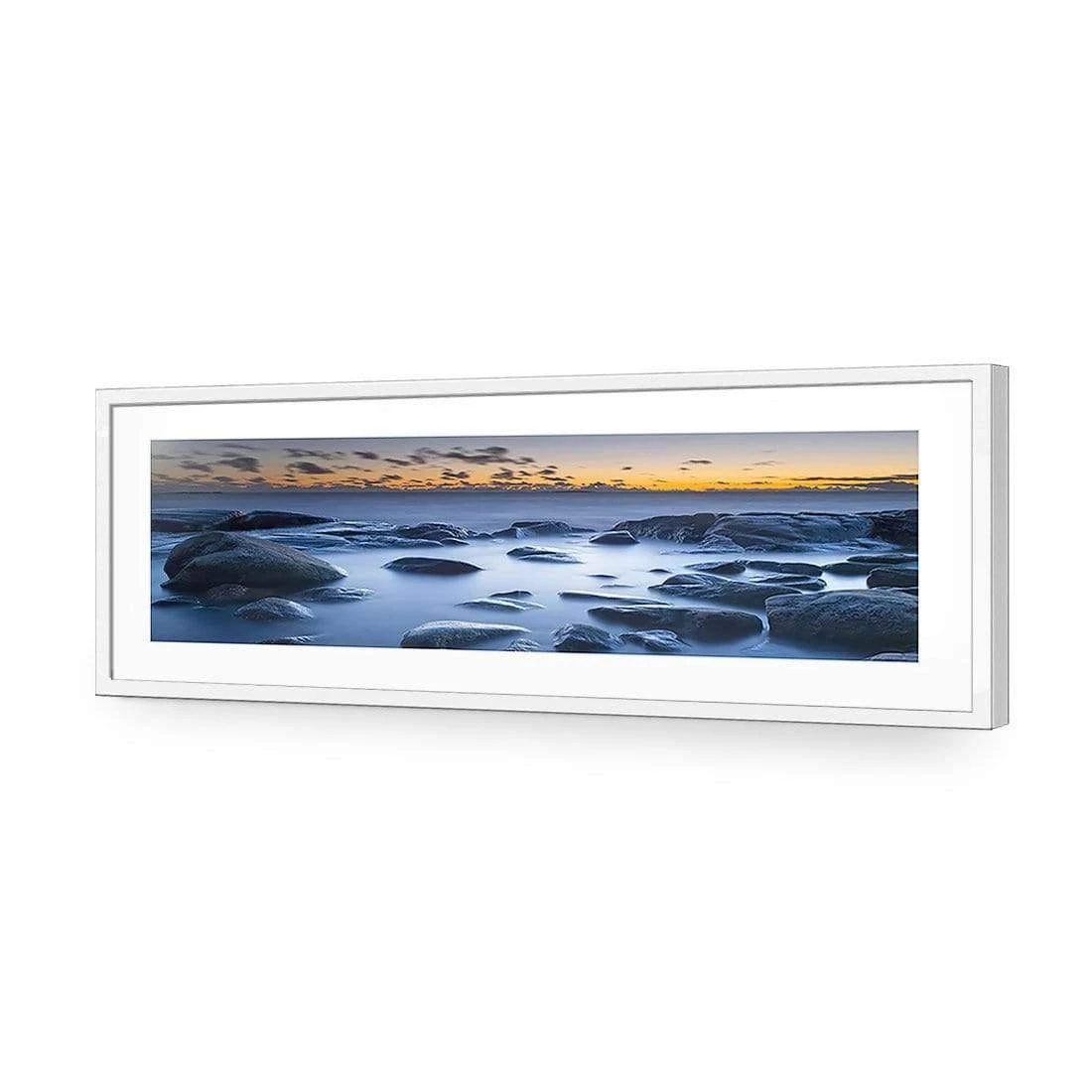 Sea Sunrise (long) Sea Sunrise (long) -WALL ART DESGIN SALE sea sunrise long acrylic glass with border white frame 90x30cm 644114