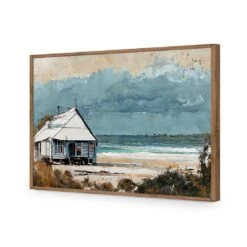 Shack At The Beach -WALL ART DESGIN SALE shack at the beach acrylic glass no border natural frame 45x30cm 997204
