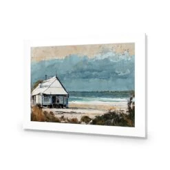 Shack At The Beach -WALL ART DESGIN SALE shack at the beach acrylic glass with border no frame 45x30cm 761735