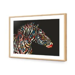 Silhouette Zebra 12 Silhouette Zebra -WALL ART DESGIN SALE silhouette zebra acrylic glass with border oak frame 45x30cm 138968