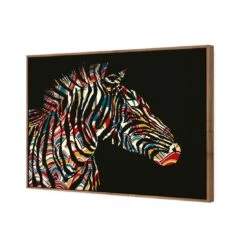 Silhouette Zebra 7 Silhouette Zebra -WALL ART DESGIN SALE silhouette zebra canvas natural floating frame 45x30cm 477830