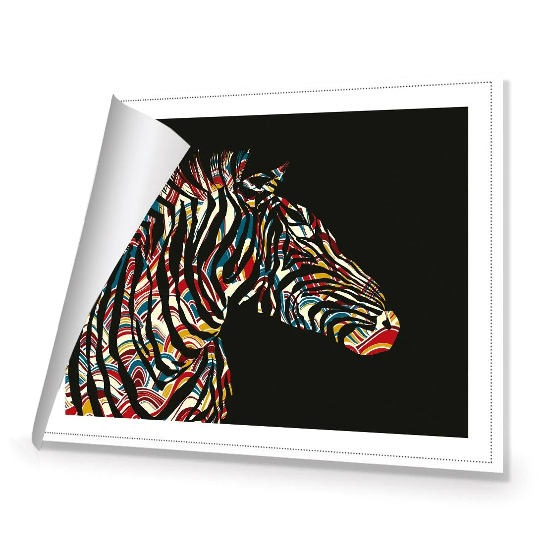 Silhouette Zebra Silhouette Zebra -WALL ART DESGIN SALE silhouette zebra canvas rolled canvas 45x30cm 808674