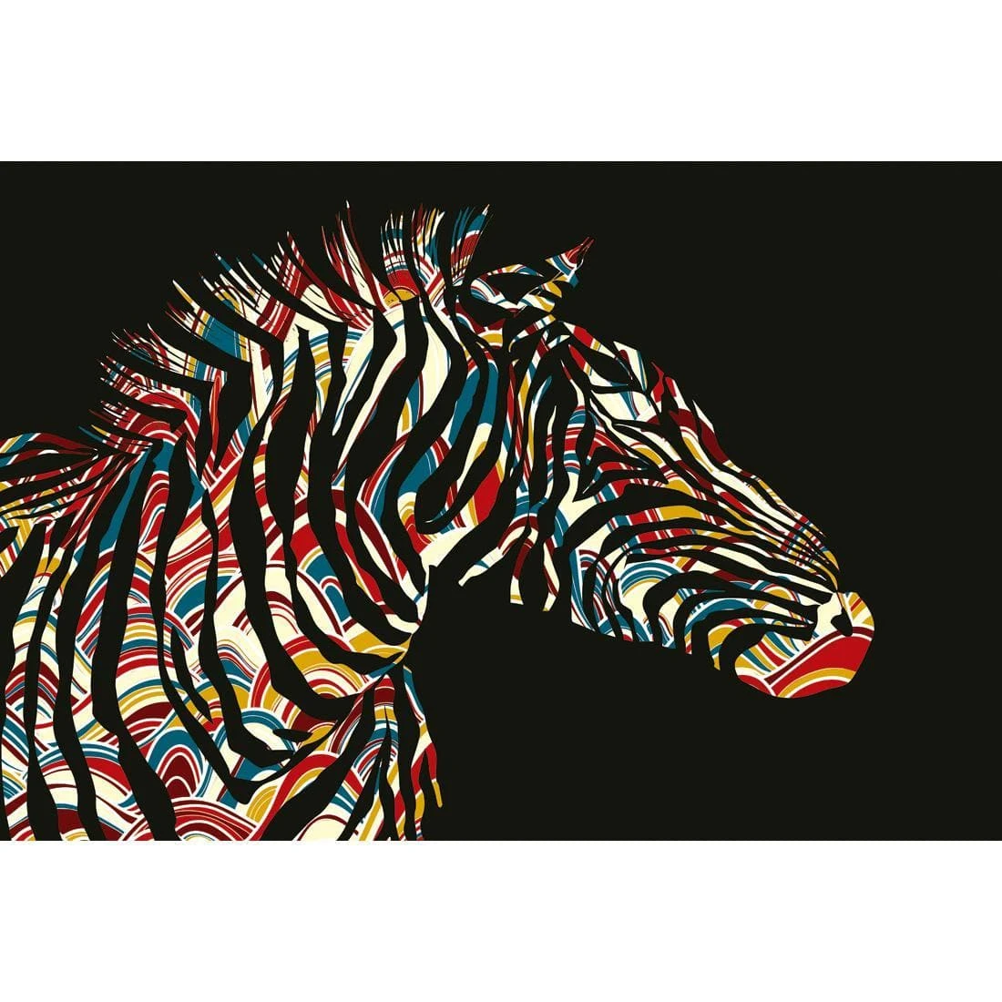 Silhouette Zebra Silhouette Zebra -WALL ART DESGIN SALE silhouette zebra canvas stretched canvas 45x30cm 891776