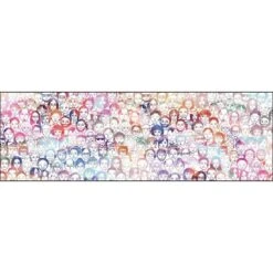 Sketch Faces, Rainbow (long)