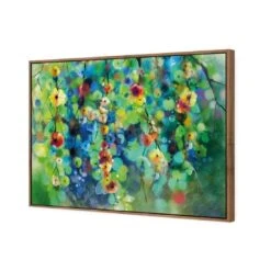 Spring Splendour I -WALL ART DESGIN SALE spring splendour i canvas natural floating frame 45x30cm 769439