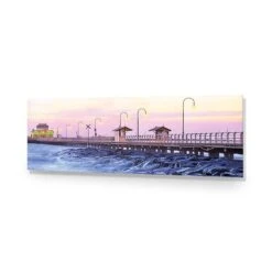 St Kilda Pier Sunset (Long) -WALL ART DESGIN SALE st kilda pier sunset long acrylic glass no border no frame 90x30cm 514233