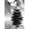 Stack Of Stones, Black And White (Portrait)
