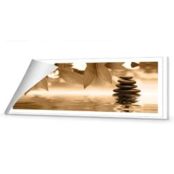 Stack Of Stones Sepia (Long) -WALL ART DESGIN SALE stack of stones sepia long canvas rolled canvas 60x20cm 202150