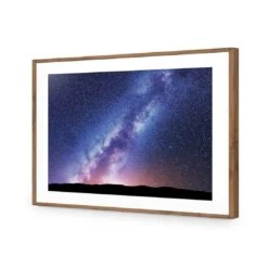Star Stroke On The Milky Way II -WALL ART DESGIN SALE star stroke on the milky way ii acrylic glass with border natural frame 45x30cm 544411