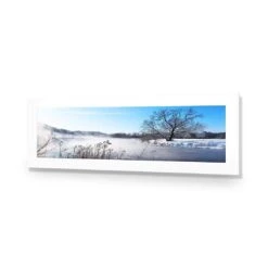 Steamy Lake (Long) -WALL ART DESGIN SALE steamy lake long acrylic glass with border no frame 90x30cm 186341
