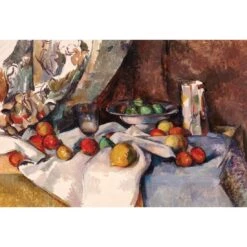 Still Life With Apples By Cezanne