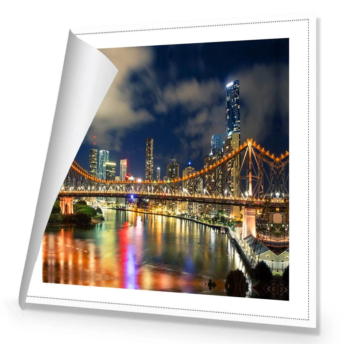Story Bridge 2015 (square) Story Bridge 2015 (square) -WALL ART DESGIN SALE story bridge 2015 square canvas stretched canvas 37x37cm 343847
