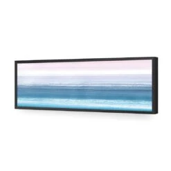 Summer Stripes (long) -WALL ART DESGIN SALE summer stripes long acrylic glass no border black frame 90x30cm 721913
