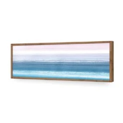 Summer Stripes (long) -WALL ART DESGIN SALE summer stripes long acrylic glass no border natural frame 90x30cm 428189