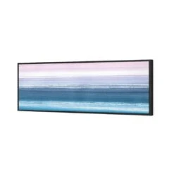 Summer Stripes (long) -WALL ART DESGIN SALE summer stripes long canvas black floating frame 60x20cm 644460