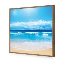 Summertime Beach (square) 18 Summertime Beach (square) -WALL ART DESGIN SALE summertime beach square acrylic glass no border natural frame 37x37cm 851607