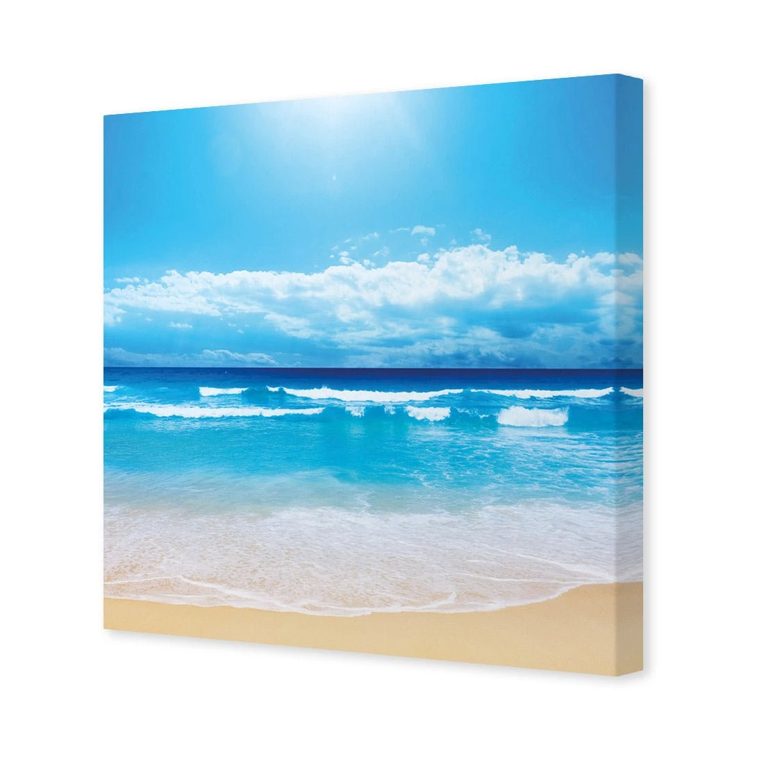 Summertime Beach (square) Summertime Beach (square) -WALL ART DESGIN SALE summertime beach square canvas stretched canvas 37x37cm 127471