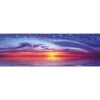 Sun Over Purple Water (long) -WALL ART DESGIN SALE sun over purple water long canvas stretched canvas 60x20cm 450380