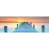 Sunset Pier (Long) -WALL ART DESGIN SALE sunset pier long canvas stretched canvas 60x20cm 165702