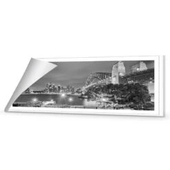 Sydney Harbour And Opera House (long) -WALL ART DESGIN SALE sydney harbour and opera house long canvas rolled canvas 60x20cm 869969