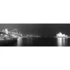 Sydney Harbour, Black And White - Bridge On Left -WALL ART DESGIN SALE sydney harbour black and white bridge on left canvas stretched canvas 60x20cm 984961