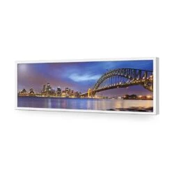 Sydney North Shore (long) 16 Sydney North Shore (long) -WALL ART DESGIN SALE sydney north shore long acrylic glass no border white frame 90x30cm 102534