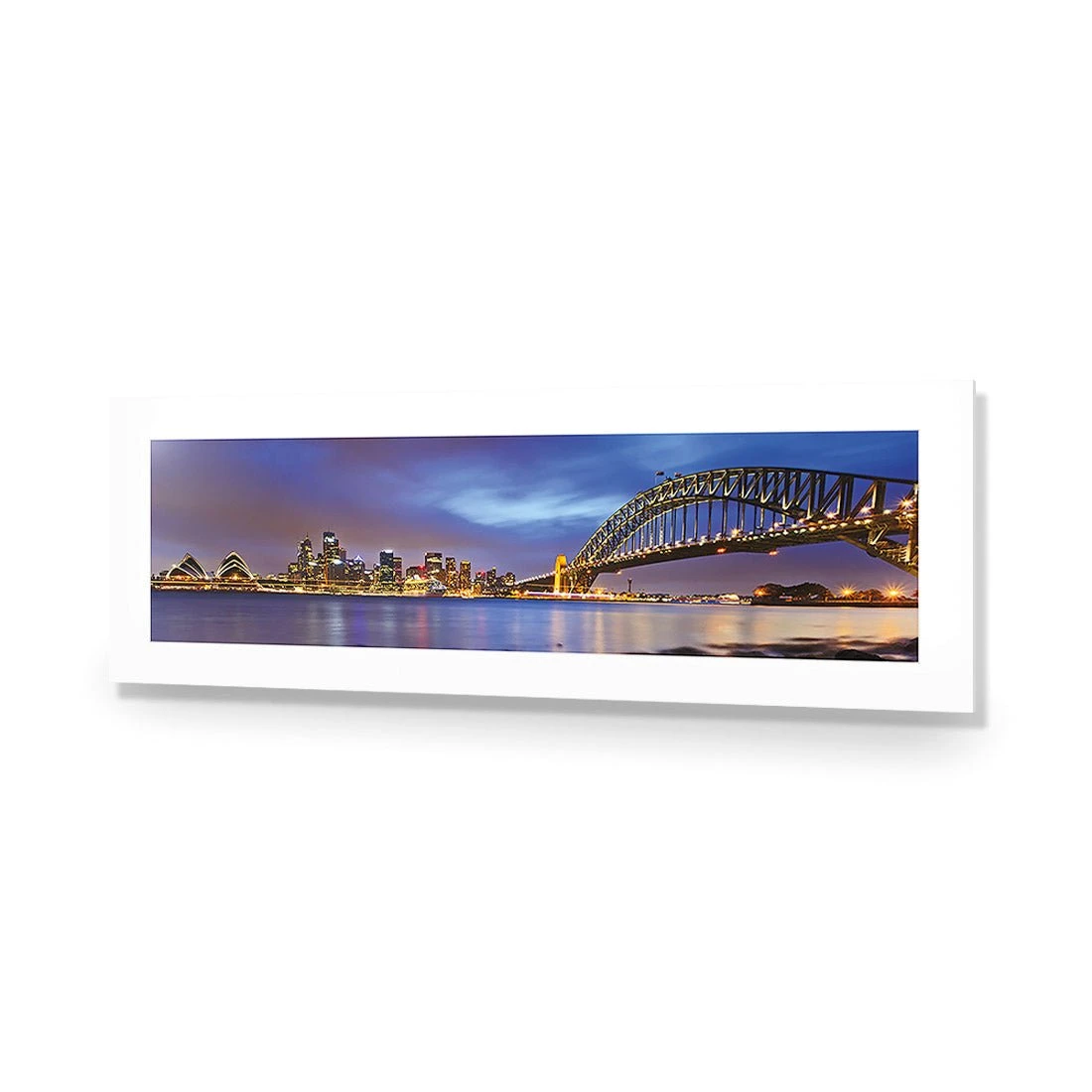 Sydney North Shore (long) Sydney North Shore (long) -WALL ART DESGIN SALE sydney north shore long acrylic glass with border no frame 90x30cm 543291