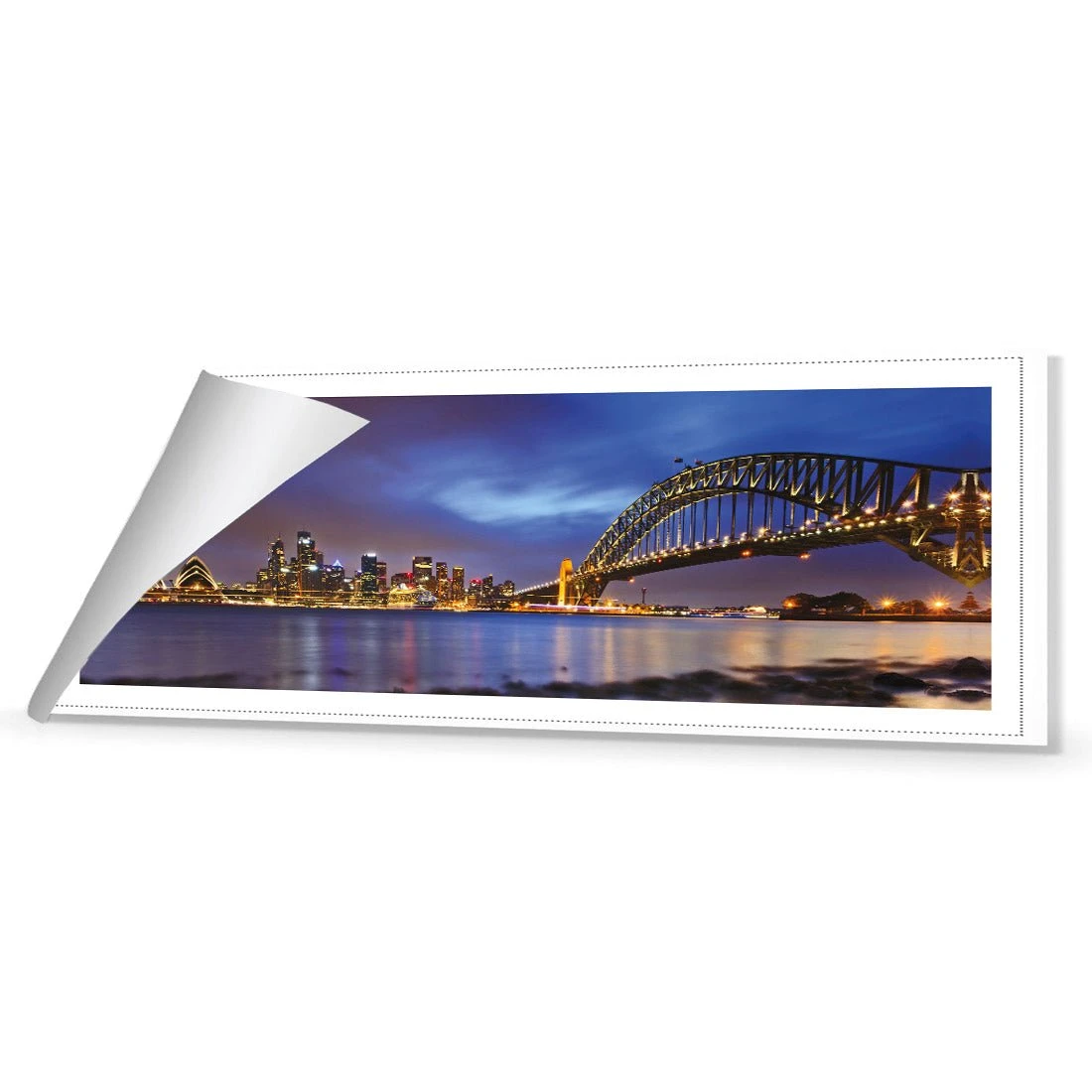 Sydney North Shore (long) Sydney North Shore (long) -WALL ART DESGIN SALE sydney north shore long canvas rolled canvas 60x20cm 274165