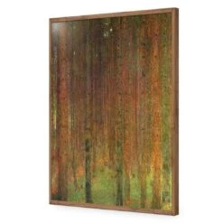 Tannenwald II By Gustav Klimt -WALL ART DESGIN SALE tannenwald ii by gustav klimt acrylic glass no border natural frame 45x30cm 209027