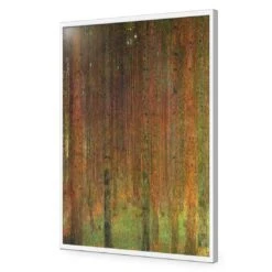 Tannenwald II By Gustav Klimt -WALL ART DESGIN SALE tannenwald ii by gustav klimt acrylic glass no border white frame 45x30cm 777292