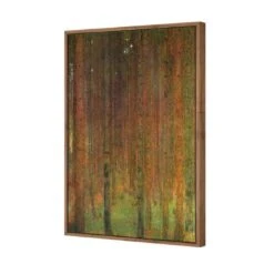 Tannenwald II By Gustav Klimt -WALL ART DESGIN SALE tannenwald ii by gustav klimt canvas natural floating frame 45x30cm 483457