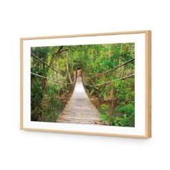 Thai Suspension Bridge 12 Thai Suspension Bridge -WALL ART DESGIN SALE thai suspension bridge canvas stretched canvas 45x30cm 231385