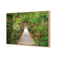 Thai Suspension Bridge 6 Thai Suspension Bridge -WALL ART DESGIN SALE thai suspension bridge canvas stretched canvas 45x30cm 394680