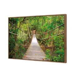 Thai Suspension Bridge 7 Thai Suspension Bridge -WALL ART DESGIN SALE thai suspension bridge canvas stretched canvas 45x30cm 620162