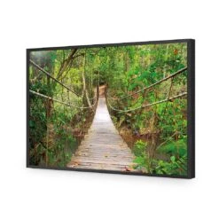 Thai Suspension Bridge 15 Thai Suspension Bridge -WALL ART DESGIN SALE thai suspension bridge canvas stretched canvas 45x30cm 741434