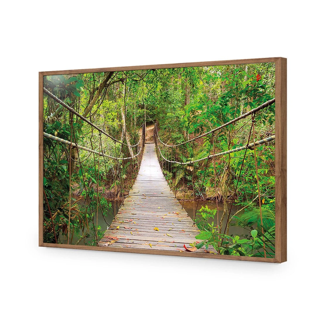 Thai Suspension Bridge Thai Suspension Bridge -WALL ART DESGIN SALE thai suspension bridge canvas stretched canvas 45x30cm 989917