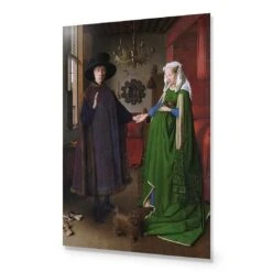 The Arnolfini Portrait By Jan Van Eyek 14 The Arnolfini Portrait By Jan Van Eyek -WALL ART DESGIN SALE the arnolfini portrait by jan van eyek acrylic glass no border no frame 45x30cm 315695