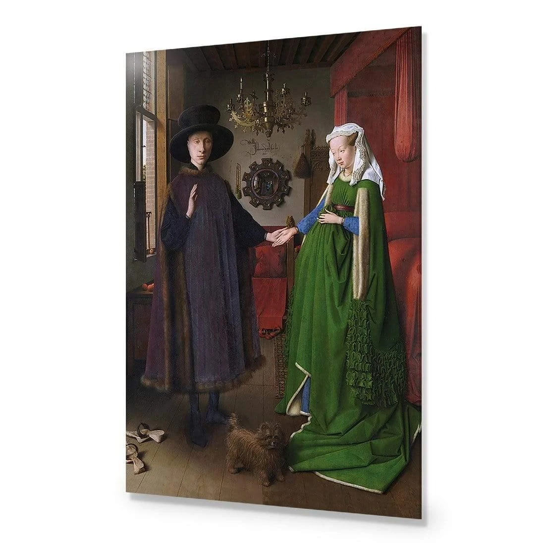 The Arnolfini Portrait by Jan van Eyek The Arnolfini Portrait By Jan Van Eyek -WALL ART DESGIN SALE the arnolfini portrait by jan van eyek acrylic glass no border no frame 45x30cm 315695
