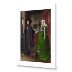 The Arnolfini Portrait By Jan Van Eyek 9 The Arnolfini Portrait By Jan Van Eyek -WALL ART DESGIN SALE the arnolfini portrait by jan van eyek acrylic glass with border no frame 45x30cm 381745