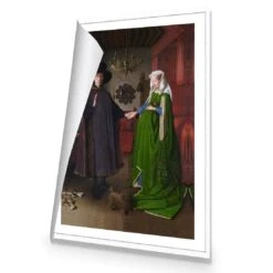 The Arnolfini Portrait By Jan Van Eyek 8 The Arnolfini Portrait By Jan Van Eyek -WALL ART DESGIN SALE the arnolfini portrait by jan van eyek canvas rolled canvas 45x30cm 385589