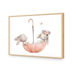 The Bunny Boat 18 The Bunny Boat -WALL ART DESGIN SALE the bunny boat acrylic glass no border oak frame 45x30cm 715370