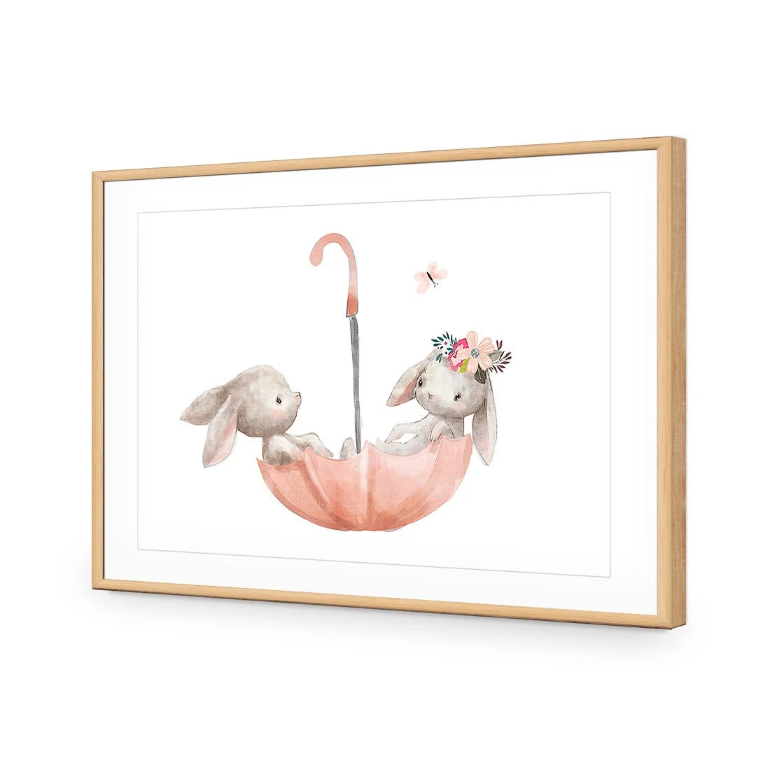 The Bunny Boat The Bunny Boat -WALL ART DESGIN SALE the bunny boat acrylic glass with border oak frame 45x30cm 435199